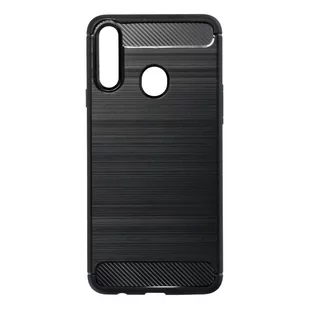 Forcell Futerał Carbon Samsung A20S czarny - Etui i futerały do telefonów - miniaturka - grafika 1