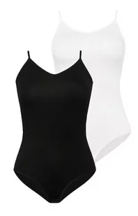 Body damskie 2-pak Classico, Kolor czarno-biały, Rozmiar 3XL, Teyli - Primodo.com - Body - miniaturka - grafika 1
