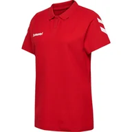 Tenis ziemny - Koszulka tenisowa polo damska Hummel Go Cotton Polo Woman - miniaturka - grafika 1