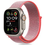 Akcesoria do smartwatchy - Pasek TECH-PROTECT Nylon do Apple Watch 6/7/8/9/10/SE (40/41/42mm) Różowy - miniaturka - grafika 1