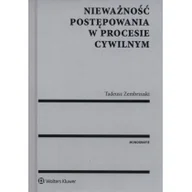 Prawo - Zembrzuski Tadeusz Nieważność postępowania w procesie cywilnym - mamy na stanie, wyślemy natychmiast - miniaturka - grafika 1