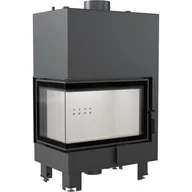 Kominki wolnostojące - Kratki.pl Marek Bal Kominek z płaszczem wodnym MBM Lewy 12 kW  180 MBM/PW/10/L/BS/W - miniaturka - grafika 1