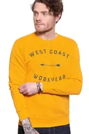 Bluzy męskie - LEE WORKWEAR SWS GOLDEN YELLOW L81KSPNF 112121826 - Lee - miniaturka - grafika 1