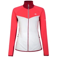 Bluzy sportowe damskie - Bluza damska Dare 2b Ascending Core Str Rozmiar: XXXL / Kolor: biały/różówy - miniaturka - grafika 1