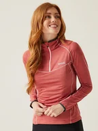 Koszulki sportowe damskie - Regatta Koszulka funkcyjna "Yonder II" w kolorze czerwonym - miniaturka - grafika 1