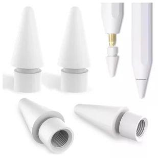 Końcówka wymienna 4szt. Twardość 2x 2B, 2x 2H do Rysika do Apple Pencil 1/2 generacji do iPad Air Pro Mini - Pozostałe akcesoria do telefonów - miniaturka - grafika 1