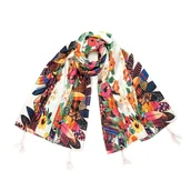 Apaszki i szaliki damskie - Szal Folk Summer - Art of Polo - miniaturka - grafika 1