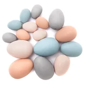 Pasmanteria - Wk-Jajka, 16 Szt. Dusty Pastel Dpcraft - miniaturka - grafika 1
