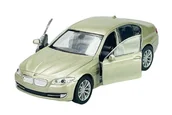 Samochody i pojazdy dla dzieci - WELLY BMW 535i F10 ZŁOTY 1:34 SAMOCHÓD NOWY METALOWY MODEL - miniaturka - grafika 1