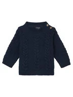 Bluzy i sweterki niemowlęce - Noppies Sweter "Gascones" w kolorze granatowym - miniaturka - grafika 1