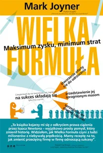 Wielka formuła. Maksimum zysku, minimum strat - Zarządzanie - miniaturka - grafika 1
