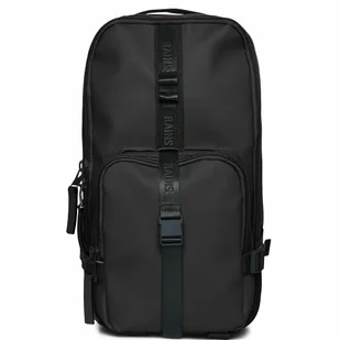 Rains Trail Plecak 42 cm Komora na laptopa black - Torby na laptopy - miniaturka - grafika 1