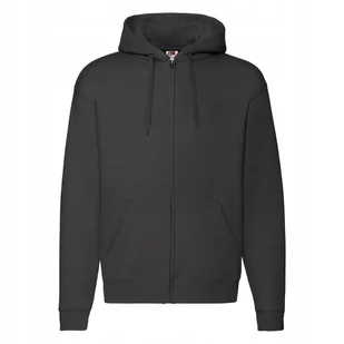 Bluza Męska Z Kapturem Rozpinana Zip Through Hooded Sweat Czarny r. XL - Bluzy męskie - miniaturka - grafika 1