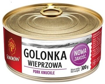 Konserwa Golonka Wieprzowa Nowa Jakość Sokołów 300g