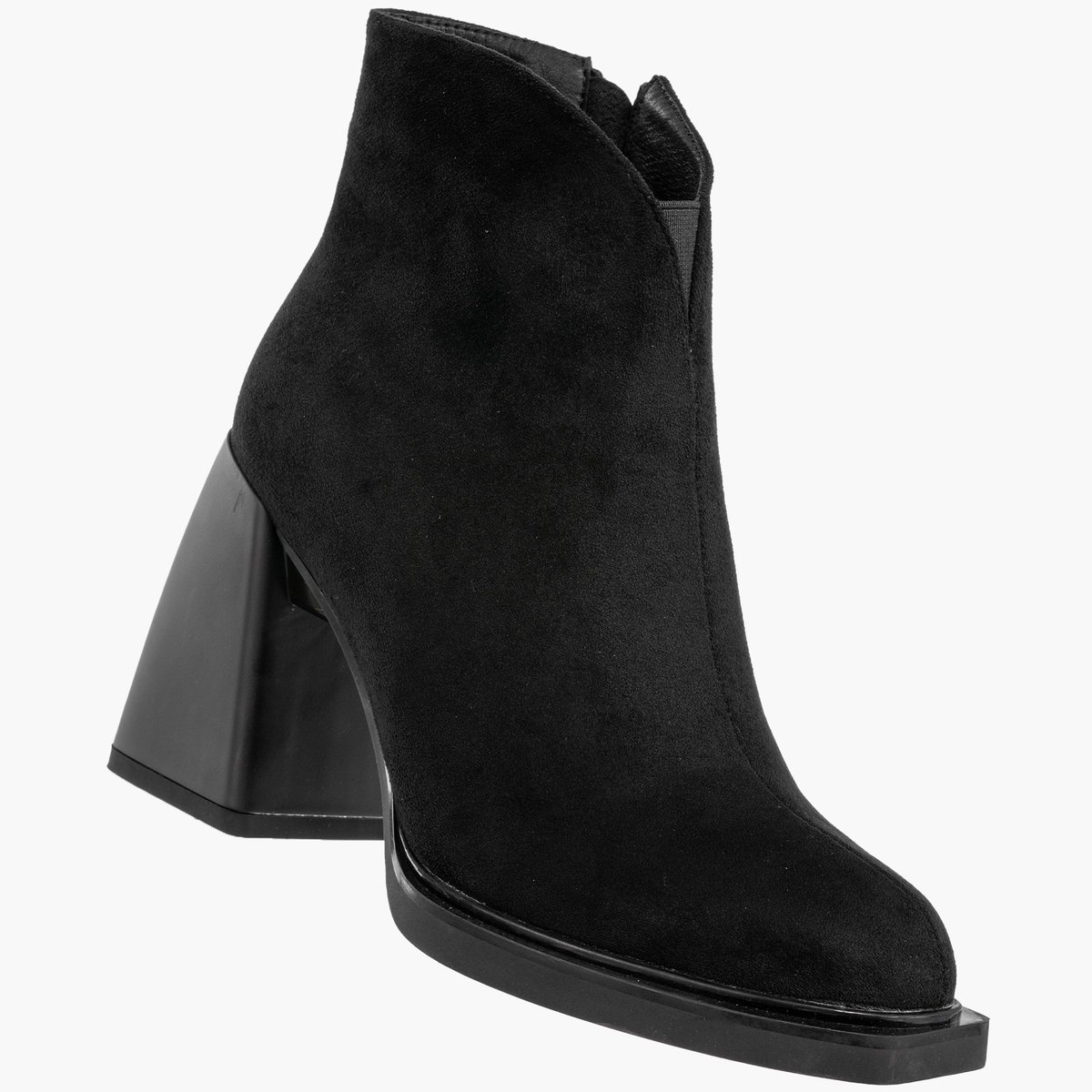 Botki Damskie Ekoskóra Buty Eleganckie Zimowe Ocieplane Czarne Filippo DBT4113/22BK Czarny 40