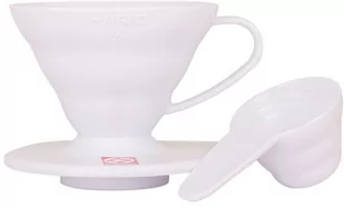 Hario plastikowy Drip V60-01 Biały - Zaparzacze i kawiarki - miniaturka - grafika 1