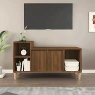 Szafki RTV - Szafka pod telewizor, brązowy dąb, 100x35x55 cm - miniaturka - grafika 1