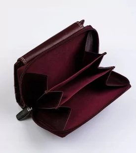 Skórzany, Średni Portfel Damski Z Systemem Rfid Lumarko! - Portfele - miniaturka - grafika 5