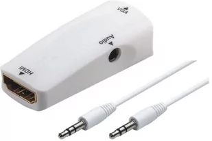 Konwerter z HDMi na Vga + audio jack 3,5mm - Części i akcesoria do laptopów - miniaturka - grafika 1