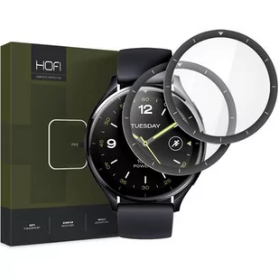 Szkło hybrydowe HOFI Hybrid Pro+ do Xiaomi Watch 2 Czarny (2 szt.) - Akcesoria do smartwatchy - miniaturka - grafika 1