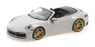 Porsche 911 Carrera 4S Cabriolet 2019 Grey 1:18 Minichamps - Samochody i pojazdy dla dzieci - miniaturka - grafika 1