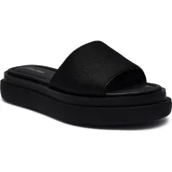 Klapki i japonki damskie - Calvin Klein Klapki z dodatkiem skóry - miniaturka - grafika 1