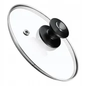 Pokrywki - Pokrywa żaroodporna z czarnym uchwytem Barletta 18 cm - miniaturka - grafika 1