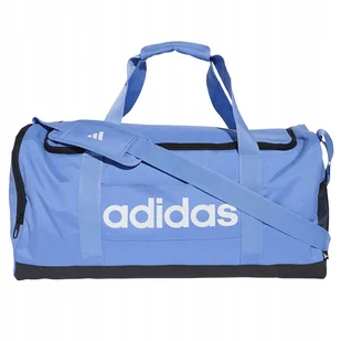 Adidas Torba sportowa Linear Duffel niebieska (JX9034) - Torby sportowe - miniaturka - grafika 1