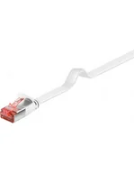 Pozostałe akcesoria sieciowe - CAT 6 kabel krosowy płaski,U/FTP, biały - Długość kabla 2 m - miniaturka - grafika 1
