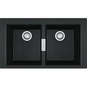 Zlewozmywaki - Franke Główny Zlewozmywak S2D 620 Onyx 143.0618.688 - miniaturka - grafika 1