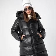 Płaszcze damskie - Damski płaszcz pikowany oversizowy - miniaturka - grafika 1