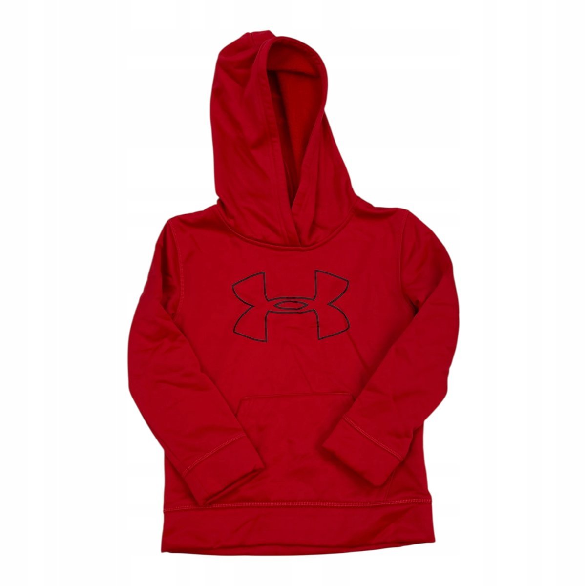 Under Armour bluza dziecięca z kapturem 116 czerwona oryginał