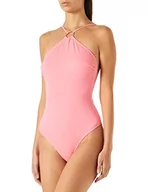 Stroje kąpielowe - KENDALL & KYLIE Damski jednoczęściowy kostium kąpielowy, różowy (Rose Pink), S - miniaturka - grafika 1