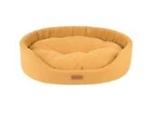Legowiska dla psów - Ami Play Legowisko owalne dla Psa Montana M żółty - miniaturka - grafika 1