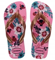 Klapki i japonki damskie - Havaianas Klapki Dziecięce Wielokolorowe 25-26 Ż7H - miniaturka - grafika 1