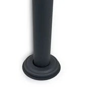 Skrzynki na listy - Skrzynka Pocztowa na listy z gazetnikiem Grafitowa wolnostojąca - miniaturka - grafika 1