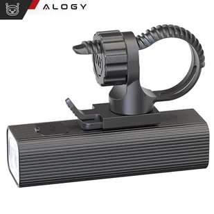 Lampka rowerowa przód LED przednia światło roweru oświetlenie wodoodporna IPX5 Alogy P12 światełko na rower czarna - Pozostałe akcesoria do telefonów - miniaturka - grafika 13