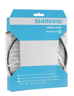 Shimano SM-bh59 JK-SS przewody hamulcowe Czarny długość 1000 MM 2016 tarcze hamulcowe ISMBH59JKSSL100 - Hamulce rowerowe - miniaturka - grafika 1