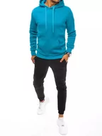 Dresy męskie - Dres męski niebiesko-czarny Dstreet AX0651-M - miniaturka - grafika 1