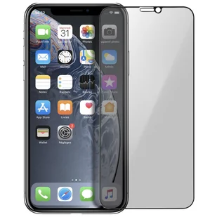 Zabezpieczenie ekranu ze szkła hartowanego do Apple iPhone XR Anti-Spy Beveled Black Edge - Folie ochronne do telefonów - miniaturka - grafika 1