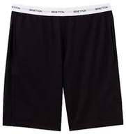 Spodnie męskie - United Colors of Benetton Spodnie męskie piżamy, Czarny 100, L - miniaturka - grafika 1