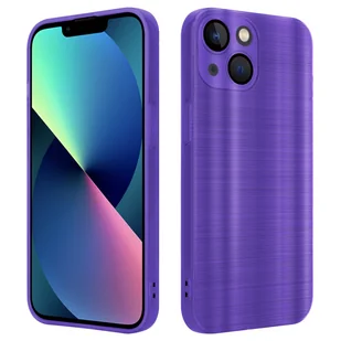 Etui Cadorabo do Apple iPhone 14 fioletowe etui ochronne na telefon komórkowy etui silikonowe TPU - Etui i futerały do telefonów - miniaturka - grafika 1