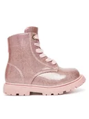 Buty dla dziewczynek - Tommy Hilfiger Trzewiki T1A5-34005-1237302 Różowy - miniaturka - grafika 1