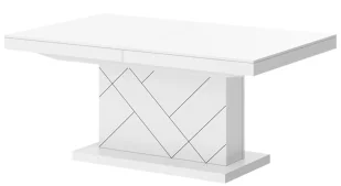Nowoczesny biały rozkładany ławostół T6-A96 - Ławy i stoliki kawowe Nowoczesny biały rozkładany ławostół T6-A96 - Ławy i stoliki kawowe - miniaturka - grafika 1
