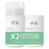 Dezodoranty i antyperspiranty unisex - SVR Spirial, antyperspirant roll-on, 50 ml + wkład uzupełniający, 50 ml - miniaturka - grafika 1