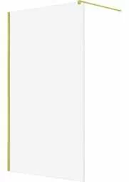 NEW TRENDY Kabina VELIO SATIN GOLD walk-in 130x200 szkło czyste 8mm z powłoką D-0200B - Kabiny prysznicowe NEW TRENDY Kabina VELIO SATIN GOLD walk-in 130x200 szkło czyste 8mm z powłoką D-0200B - Kabiny prysznicowe - miniaturka - grafika 1