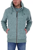 Kurtki męskie - Alife and Kickin EliasAK F męska bluza dresowa, kurtka rekreacyjna, bluza z zamkiem błyskawicznym, S-XXXL, melanż, Pacific Melanż, M, Pacific melanż - miniaturka - grafika 1