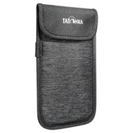 Etui i futerały do telefonów - Etui na telefon komórkowy Tatonka Smartphone Case XXL (16,5 x 8,5 cm) – wyściełane etui ochronne na telefon komórkowy z zapięciem na rzepy – wymiary wewnętrzne: 16,5 x 8,5 cm (off black) - miniaturka - grafika 1