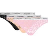 Majtki damskie - Calvin Klein Underwear Koronkowe figi 3-pack - miniaturka - grafika 1