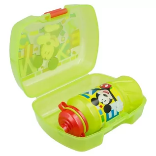 Lunch boxy - Mickey Mouse - Śniadaniówka + bidon 420 ml - grafika 1